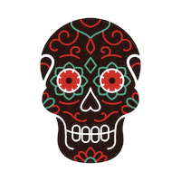 calaverarestaurant calavera texmex ristorante messicano calavera texmex Sticker
