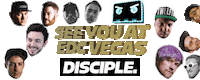 eliminate round table Sticker by Disciple
