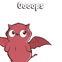 Uh Oh Oops Sticker by Fugz Official
