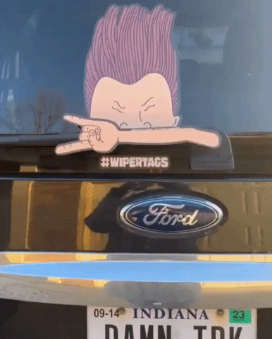 Rock Butthead GIF by WiperTags Wiper Covers