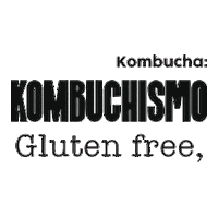 Kombuchismo happy vegan healthy raw Sticker