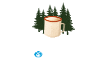Good Morning Coffee Sticker by Great Blue Resorts