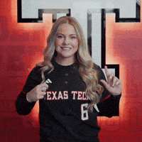 Taylor Pannell GIF by Texas Tech Softball