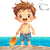 Sand Castles Basketball Sticker
