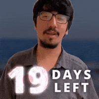 19 DAYS LEFT