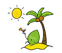 Palm Tree Summer Sticker