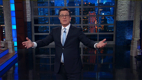 stephen colbert GIF by The Late Show With Stephen Colbert