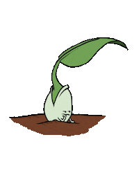 themackart art really plant waiting Sticker