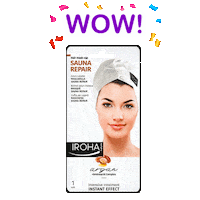 hair wow Sticker by Iroha Nature