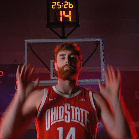 Basketball Dunk GIF by Ohio State Athletics