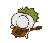 Guitar Band Sticker