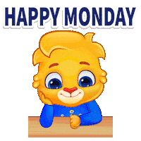 Sleepy Monday Morning Sticker by Lucas and Friends by RV AppStudios