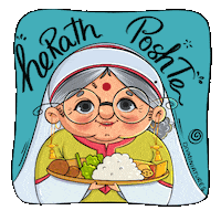 Maha Shivratri Kashmiri Sticker by diyminiatures