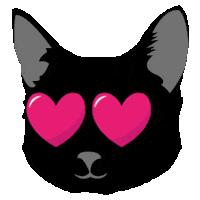 In Love Heart Eyes Sticker by Klaus