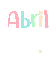 Abril Sticker