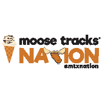 head nation Sticker by Moose Tracks Ice Cream