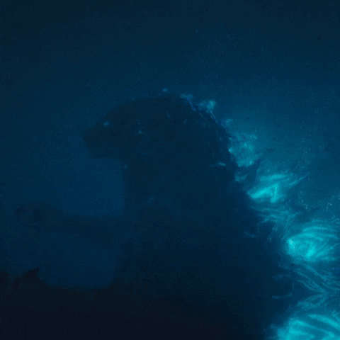 GodzillaVsKong giphygifmaker godzilla underwater blast GIF
