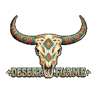 Flame Desert Sticker