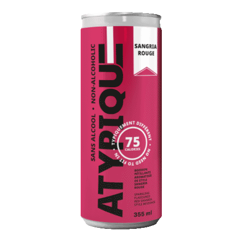 LesBreuvagesAtypique sangria alcoholfree atypique Sticker