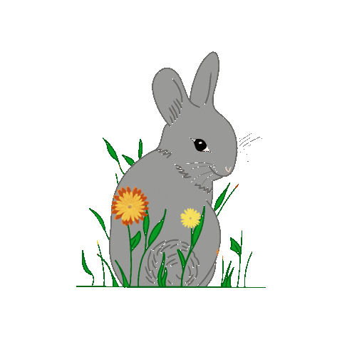 Bunny Hopping Sticker