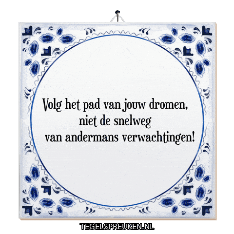 Nl Reflectie Sticker by Tegelspreuken.nl