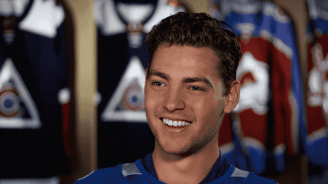 national hockey league smile GIF by Colorado Avalanche