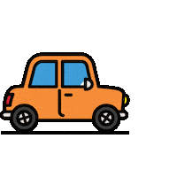 Orange Car Sticker by State Insurance NZ