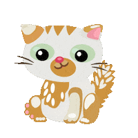 Celebrate International Cat Day Sticker by Dinolingo - online language learning platform for kids
