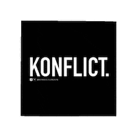 konflictlondon konflict konflictrecords huwmitchell konflictlive Sticker