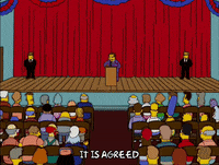Talking Season 17 GIF by The Simpsons