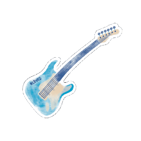 Musica Guitarra Sticker by dani samudio