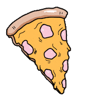 fashion pizza Sticker