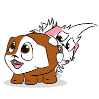 Scared Guinea Pig Sticker