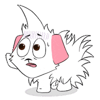 MrCromatica scared hamster dante miedo Sticker