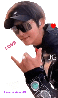 Love You Sticker