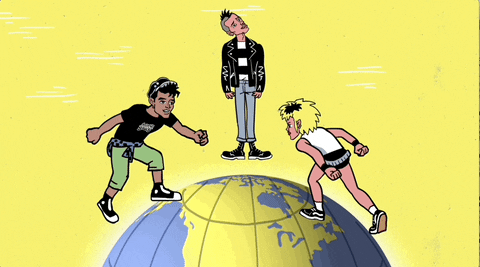 Best Friends Animation GIF by Pure Noise Records