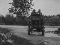 NationalWWIMuseum black and white truck military footage GIF