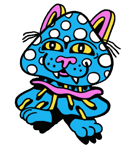 Happy Acid Trip Sticker by Killer Acid
