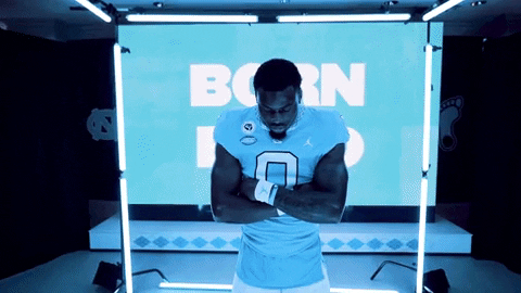 North Carolina Football GIF by UNC Tar Heels