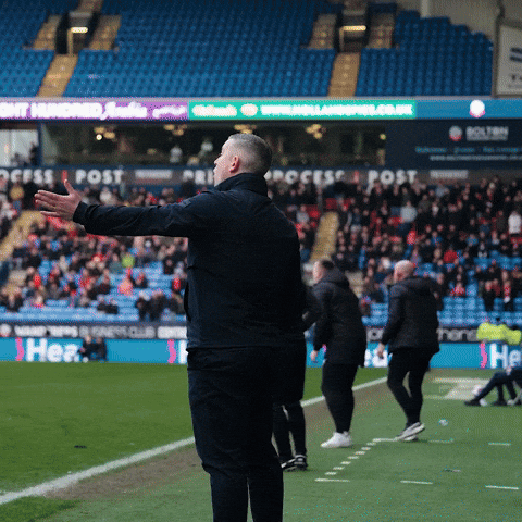 Celebrations Manager GIF by Bolton Wanderers FC