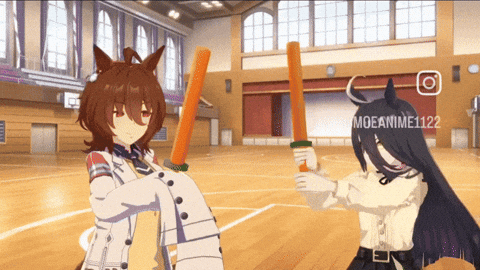 naysflow umamusume agnes tachyon manhattan cafe GIF