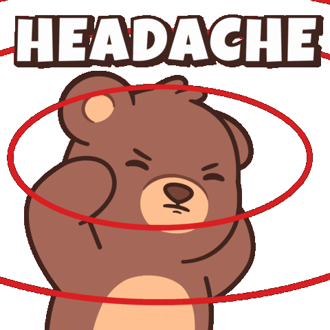 Teddy Bear Ugh Sticker by BEARISH