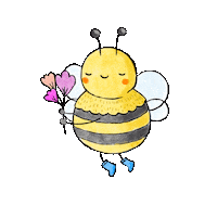 Bee Sticker by yashassegawa
