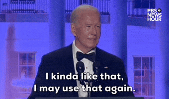 "I may use that again."