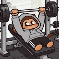 Do You Even Lift Bench Press GIF by Chimpers