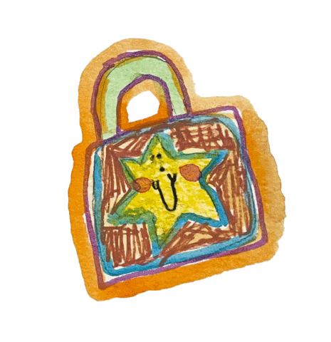 Star Smile Sticker by Holly Simple