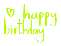 Happy Birthday Sticker