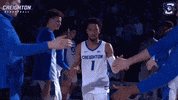 high five creighton bluejays GIF by Creighton University Athletics