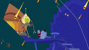 scared snow GIF by Cartoon Hangover