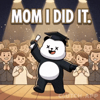 Proud Of You Panda GIF by Kanpai Pandas